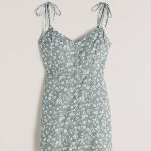 Abercrombie & Fitch Tie-Strap Mini Floral Dress (w/ pockets!)